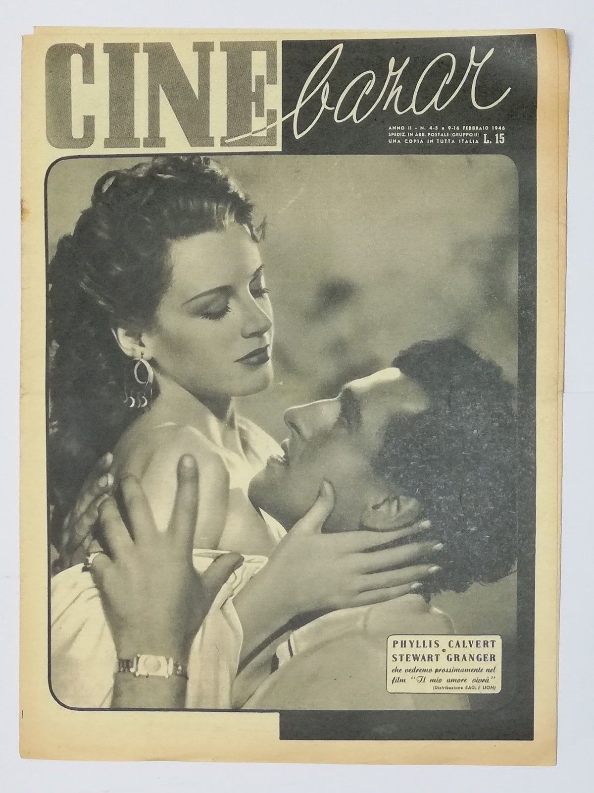CINE BAZAR magazine side cover Issue 4-5 9 February 1946