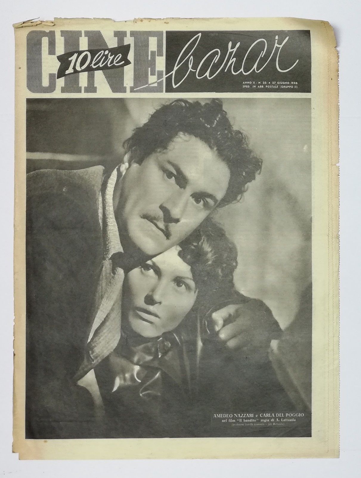 CINE BAZAR magazine side cover Issue 23 27 June 1946