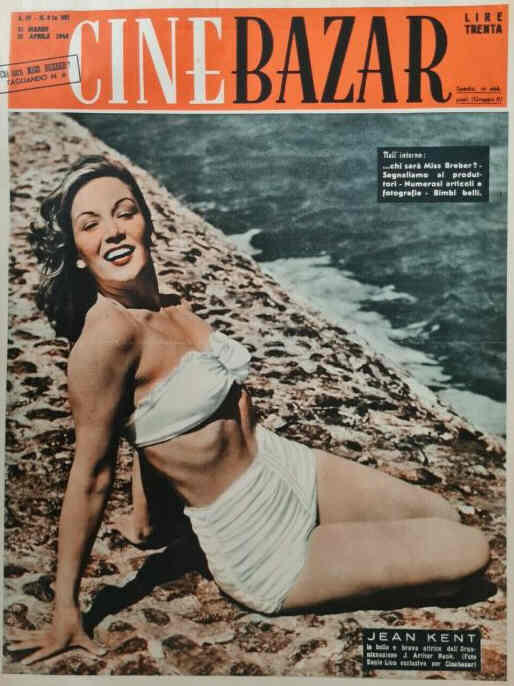 CINE BAZAR magazine side cover Issue 6 31 March 1948