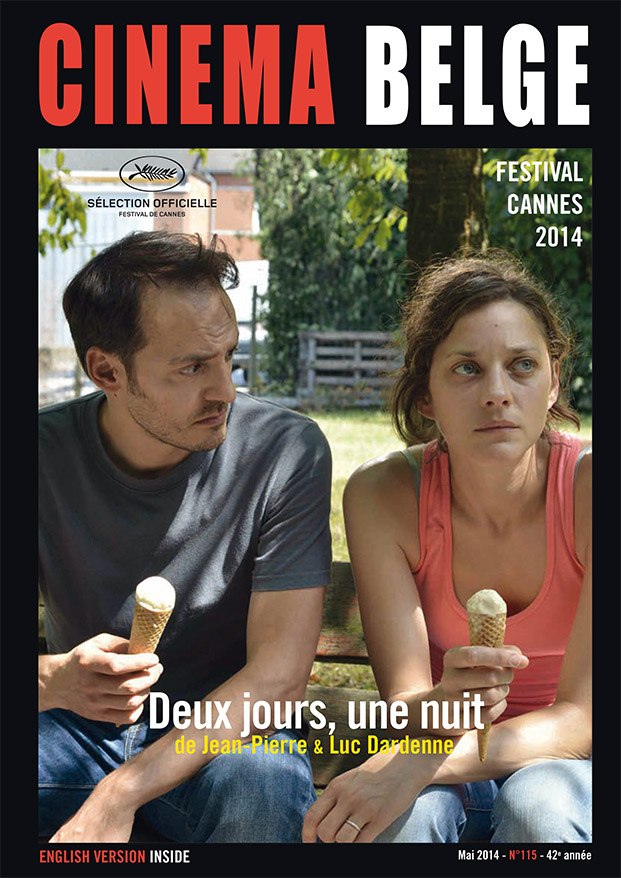 CINEMA BELGE magazine side cover Issue 115 May 2014