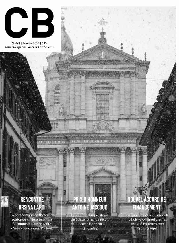 CINE BULLETIN magazine side cover Issue 483 January 2016