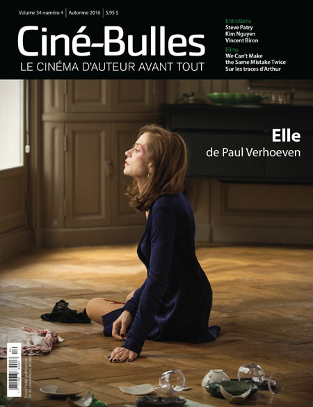 CINE-BULLES magazine side cover  Vol 34 No 4 Autumn 2016