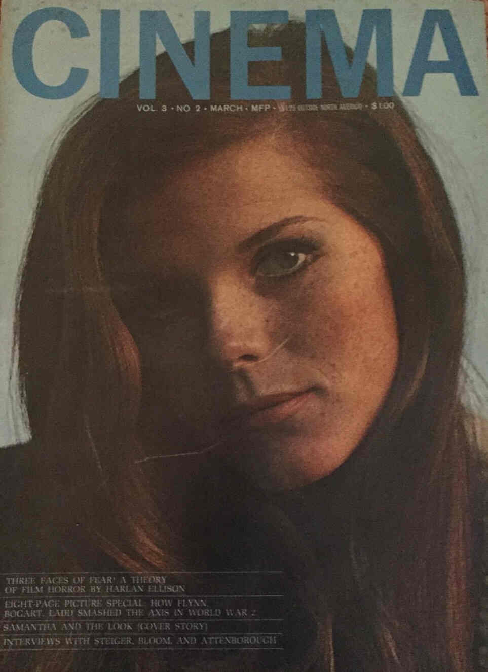 CINEMA (Ca) magazine side cover  vol 3 # 2 March 1966