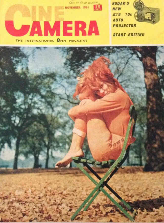 CINE CAMERA magazine side cover November 1961
