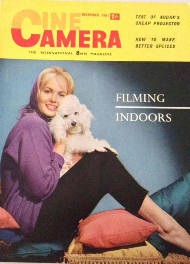 CINE CAMERA magazine side cover December 1961