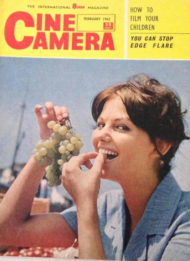 CINE CAMERA magazine side cover February 1962
