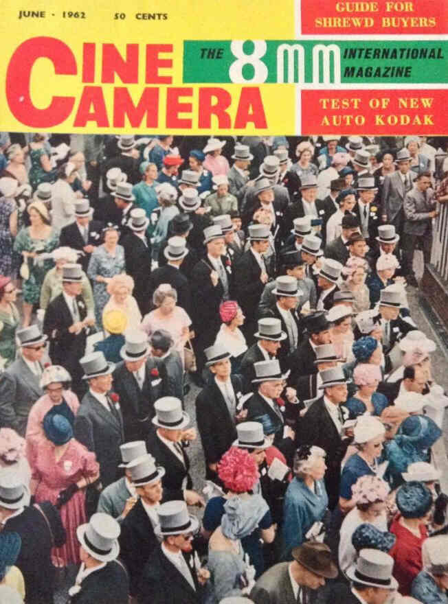 CINE CAMERA magazine side cover June 1962