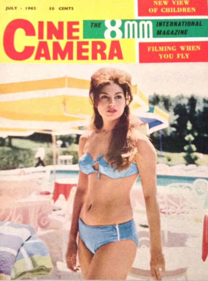 CINE CAMERA magazine side cover July 1962