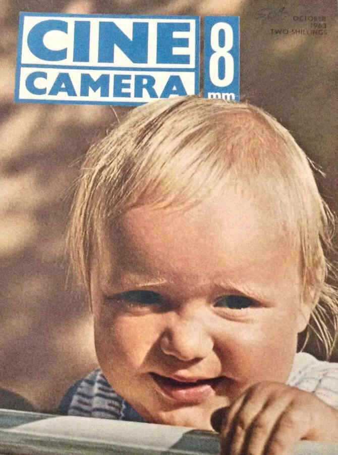 CINE CAMERA magazine side cover October 1963