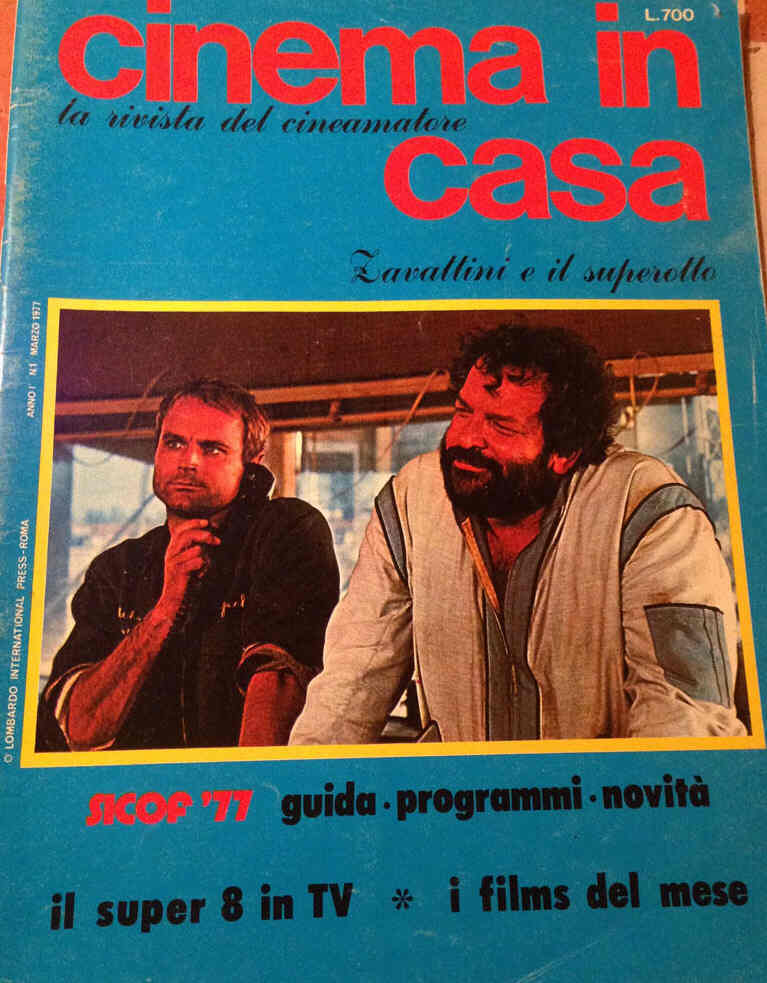 CINEMA IN CASA magazine side cover Issue 1 March 1977