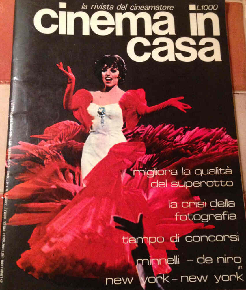 CINEMA IN CASA magazine side cover Issue 7 October 1977