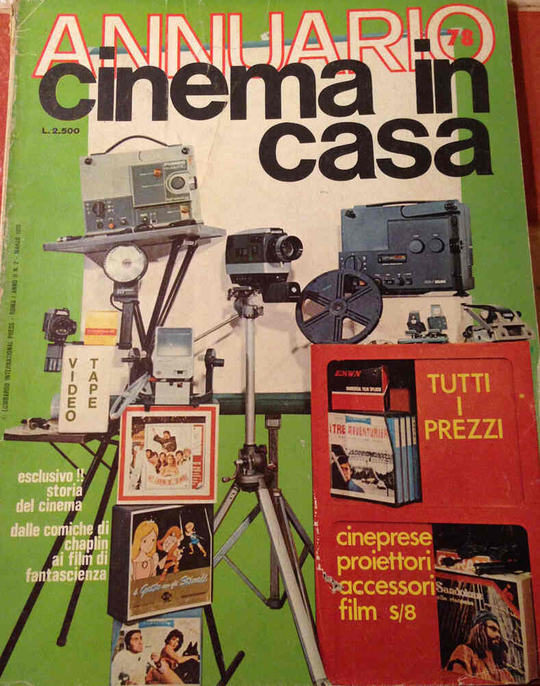 CINEMA IN CASA magazine side cover Issue 2  Annual March 1978