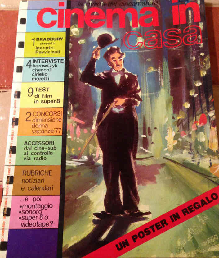 CINEMA IN CASA magazine side cover April 1978