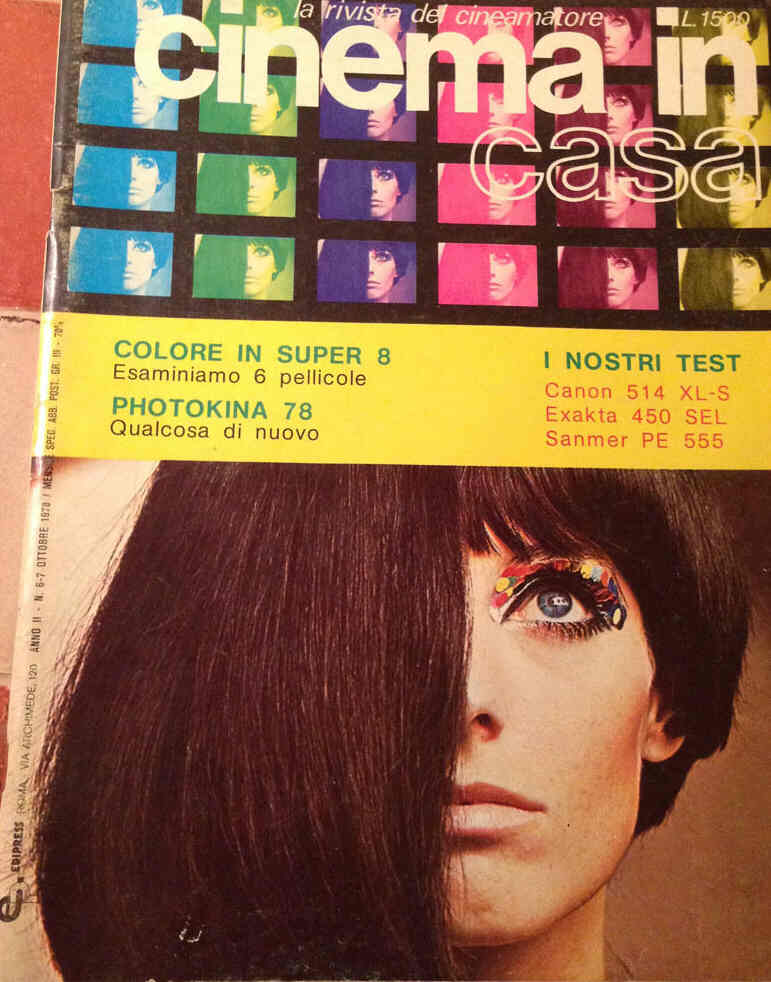 CINEMA IN CASA magazine side cover Issue 6/7 October 1978