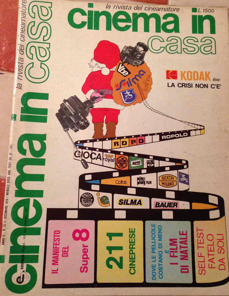 CINEMA IN CASA magazine side cover Issue 10/11 December 1978