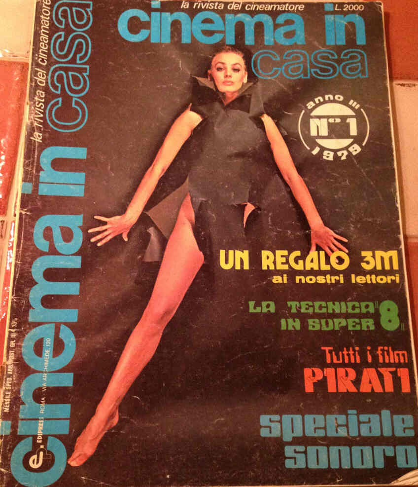 CINEMA IN CASA magazine side cover January 1979