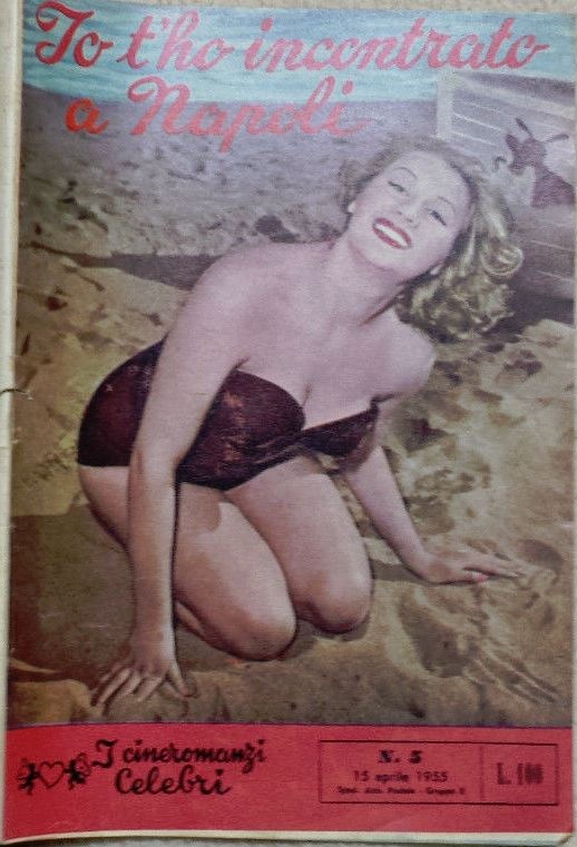 I CINEROMANZI CELEBRI magazine side cover Issue 5 15 April 1955