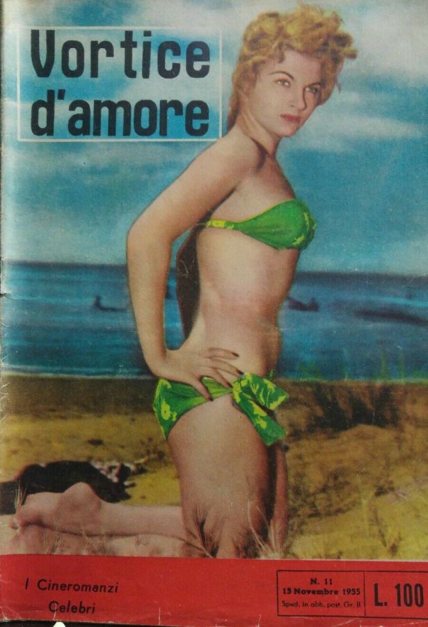 I CINEROMANZI CELEBRI magazine side cover Issue 11 15 November 1955