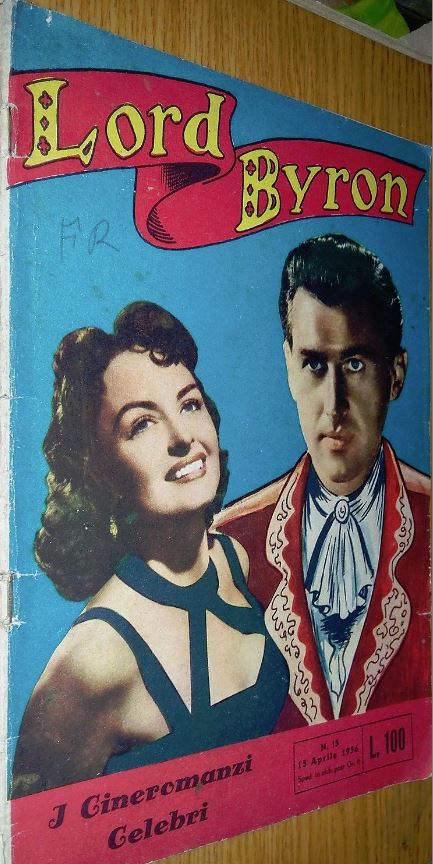 I CINEROMANZI CELEBRI magazine side cover Issue 15 15 April 1956