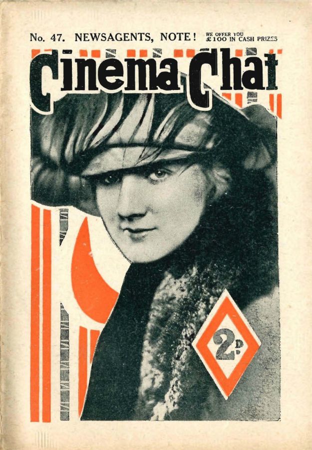 CINEMA CHAT magazine side cover Issue 47 12 April 1920