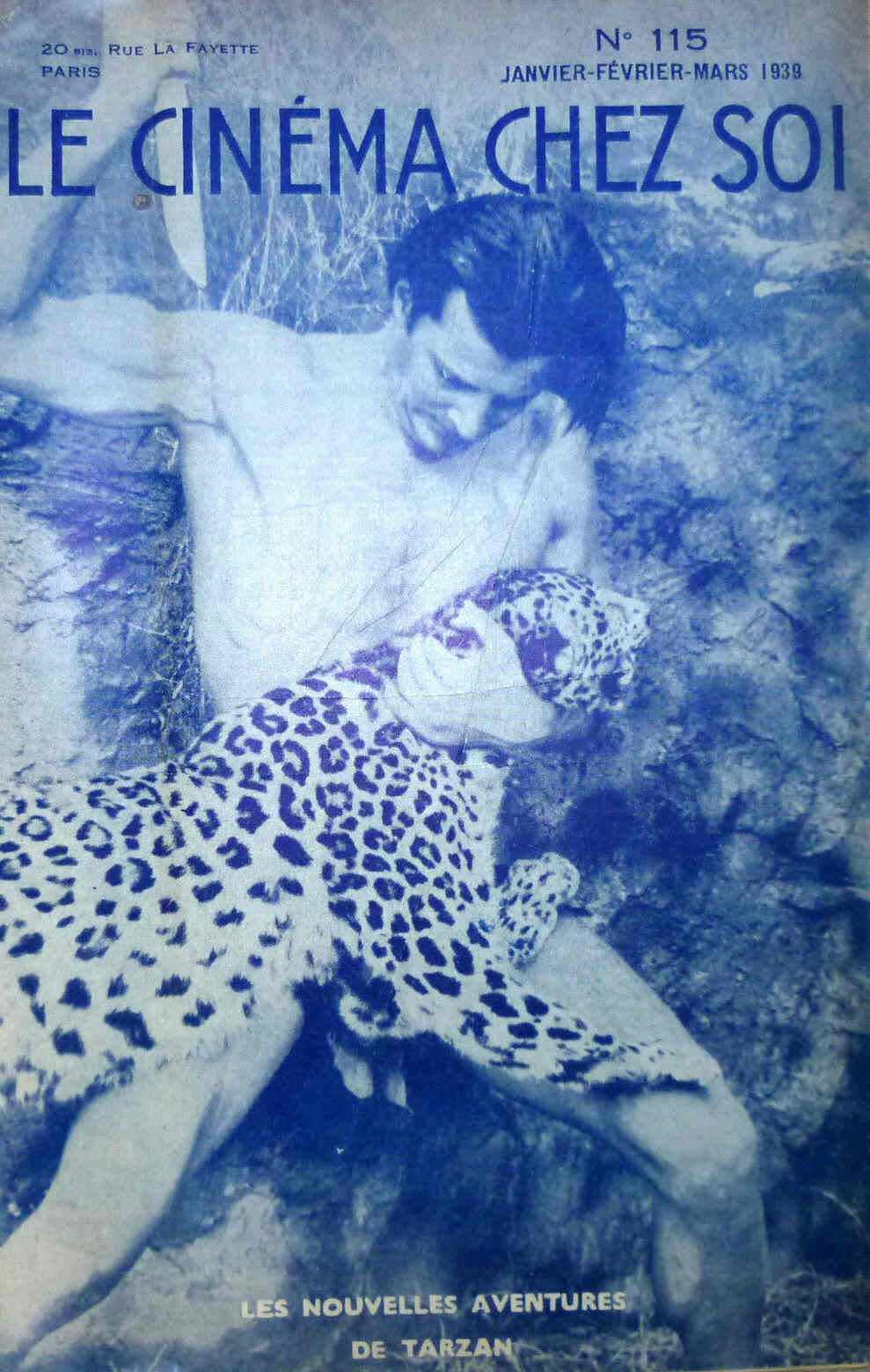 CINEMA CHEZ SOI | LE (20s-40s) magazine side cover Issue 115 January/March 1939