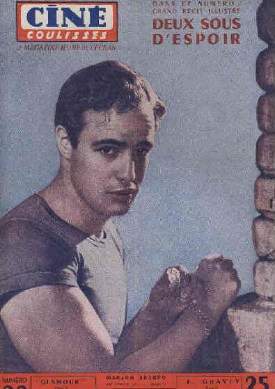 CINE COULISSES magazine side cover Issue 22  1952