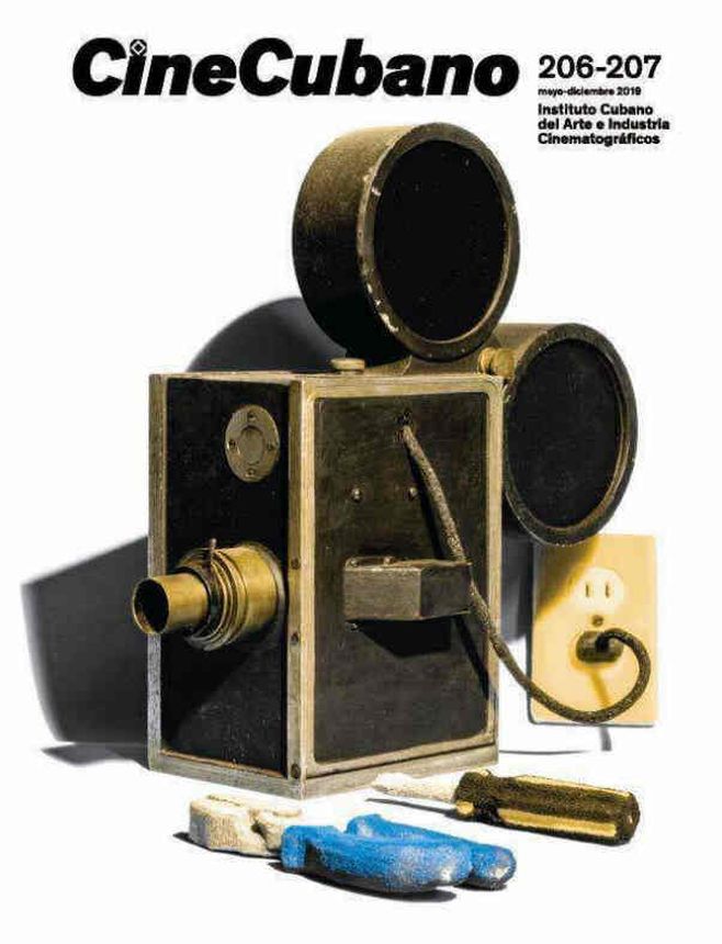 CINE CUBANO magazine side cover Issue 206-7  December 2019
