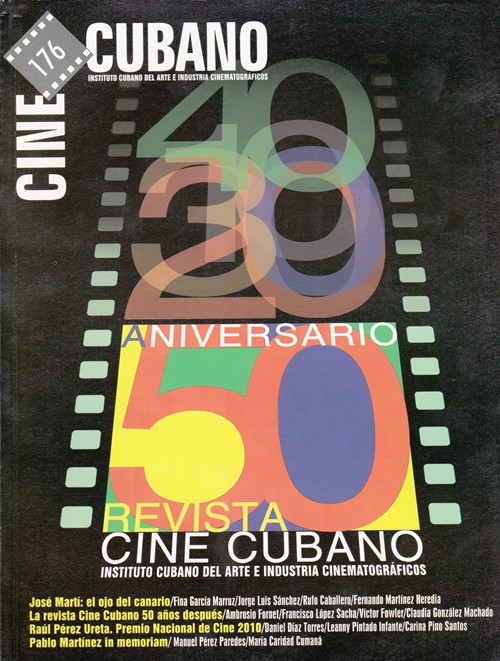 CINE CUBANO magazine side cover Issue 176  