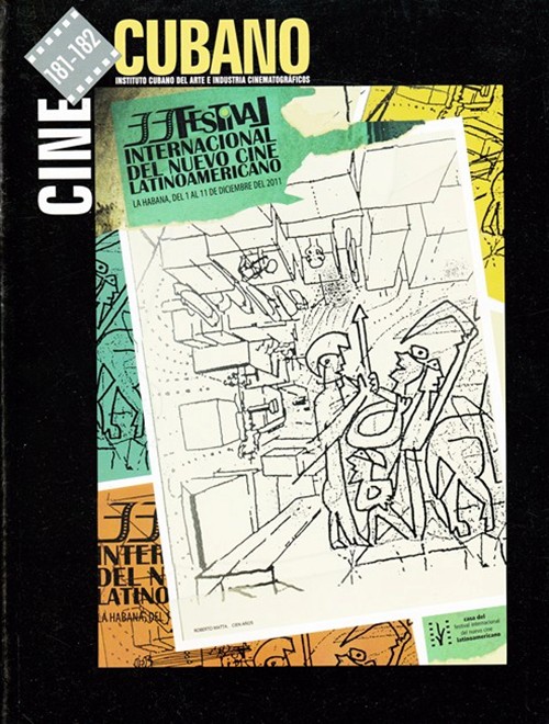 CINE CUBANO magazine side cover Issue 181/2  2011