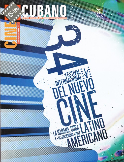 CINE CUBANO magazine side cover Issue 185/6 July/December 2012