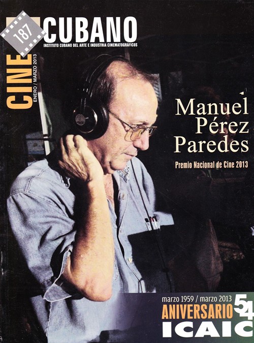 CINE CUBANO magazine side cover Issue 187 January/March 2013