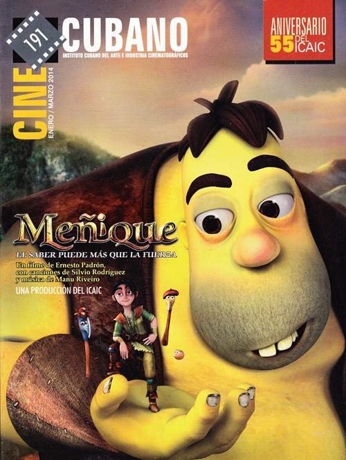 CINE CUBANO magazine side cover Issue 191 January/March 2014