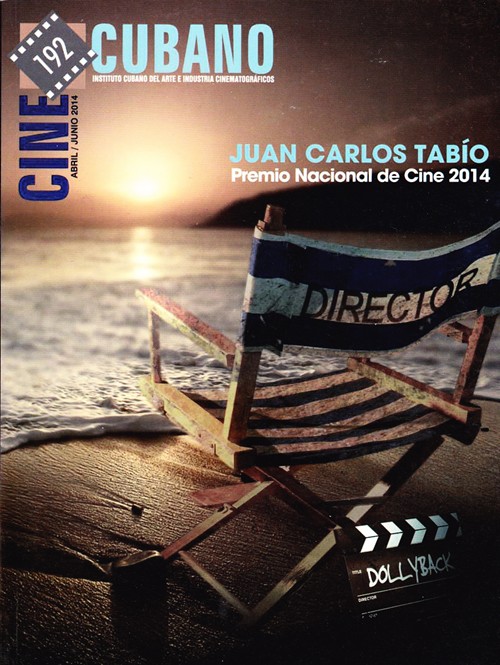 CINE CUBANO magazine side cover Issue 192 April/June 2014