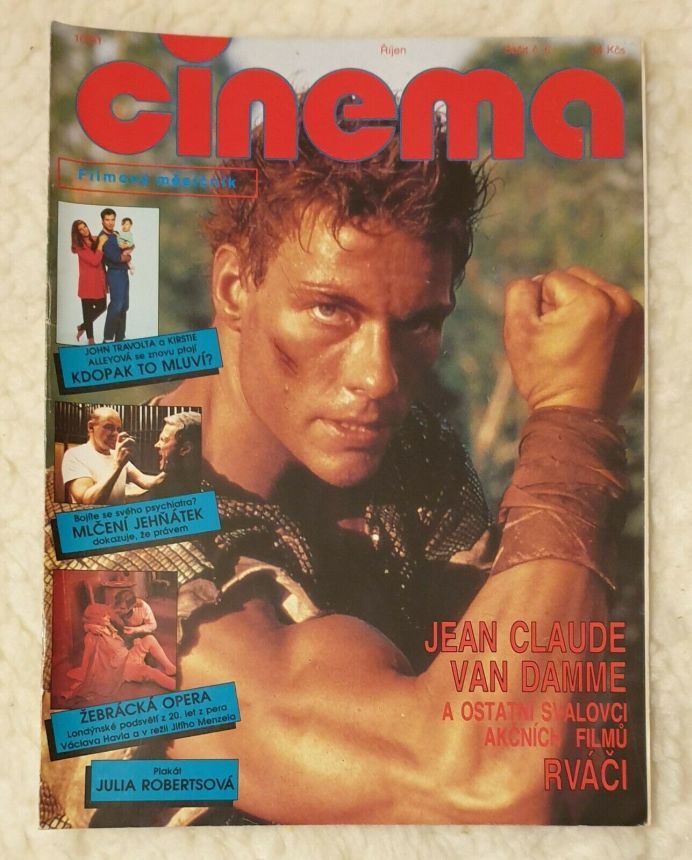 CINEMA (Cz) magazine side cover  October 1991