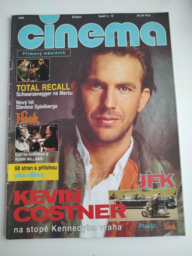 CINEMA (Cz) magazine side cover  April 1992