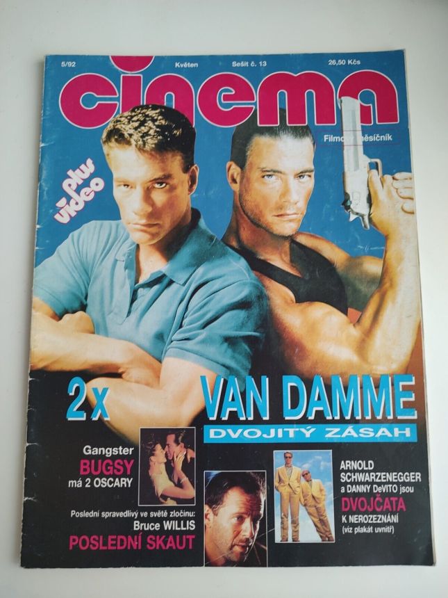 CINEMA (Cz) magazine side cover  May 1992