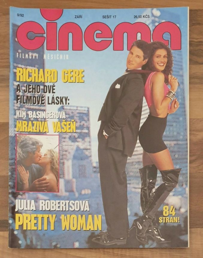 CINEMA (Cz) magazine side cover  September 1992