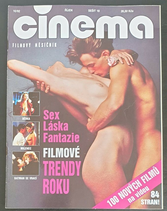 CINEMA (Cz) magazine side cover  October 1992