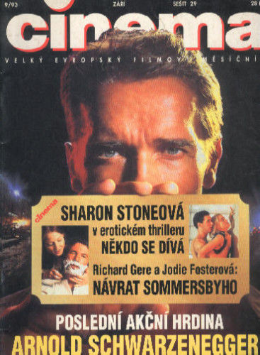 CINEMA (Cz) magazine side cover September 1993