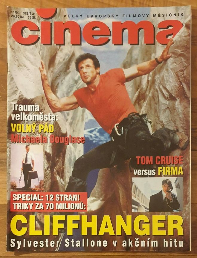 CINEMA (Cz) magazine side cover  November 1993
