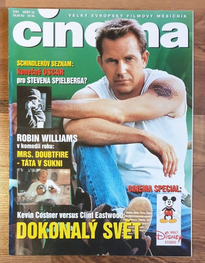 CINEMA (Cz) magazine side cover  March 1994