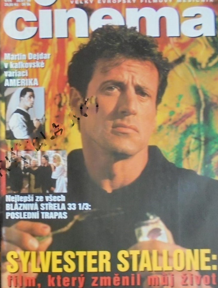 CINEMA (Cz) magazine side cover  June 1994