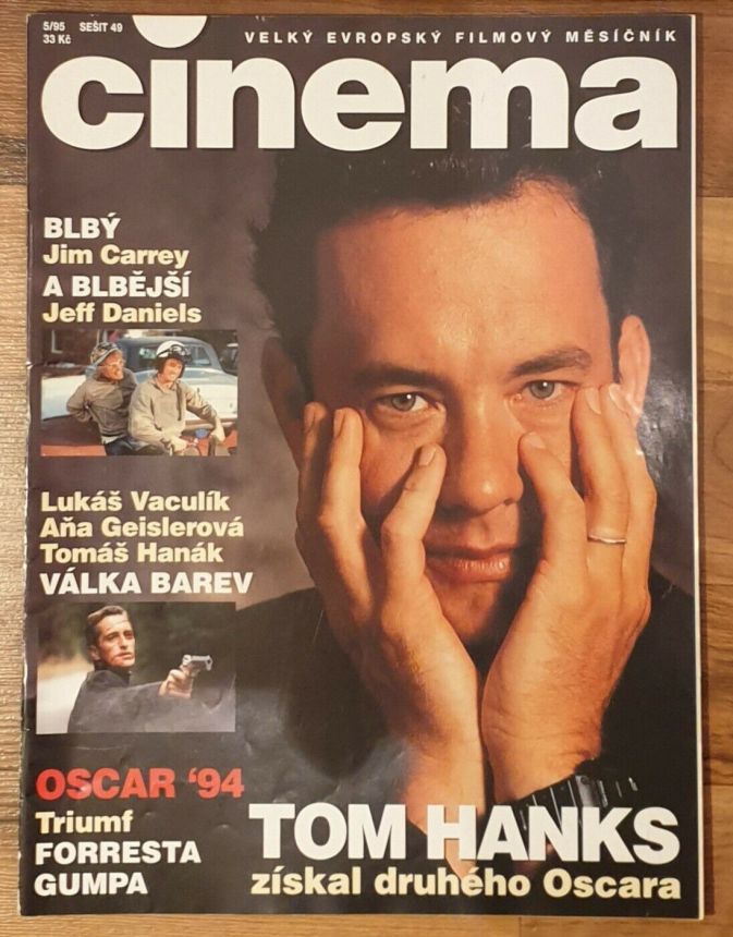 CINEMA (Cz) magazine side cover  May 1995