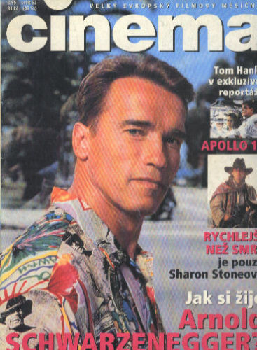 CINEMA (Cz) magazine side cover August 1995