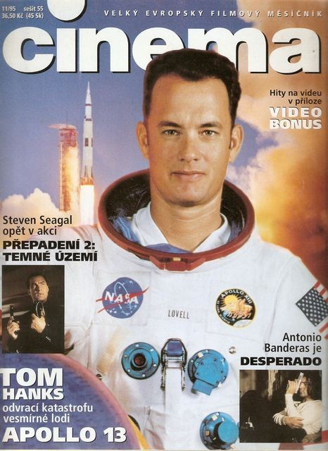 CINEMA (Cz) magazine side cover  November 1995