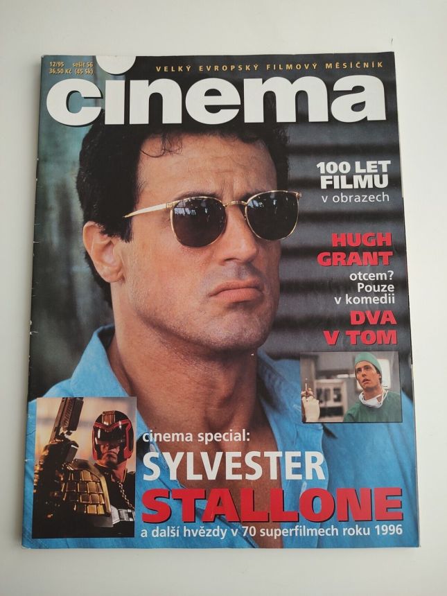 CINEMA (Cz) magazine side cover  December 1995
