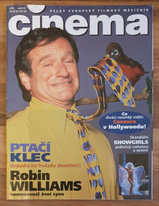 CINEMA (Cz) magazine side cover  June 1996