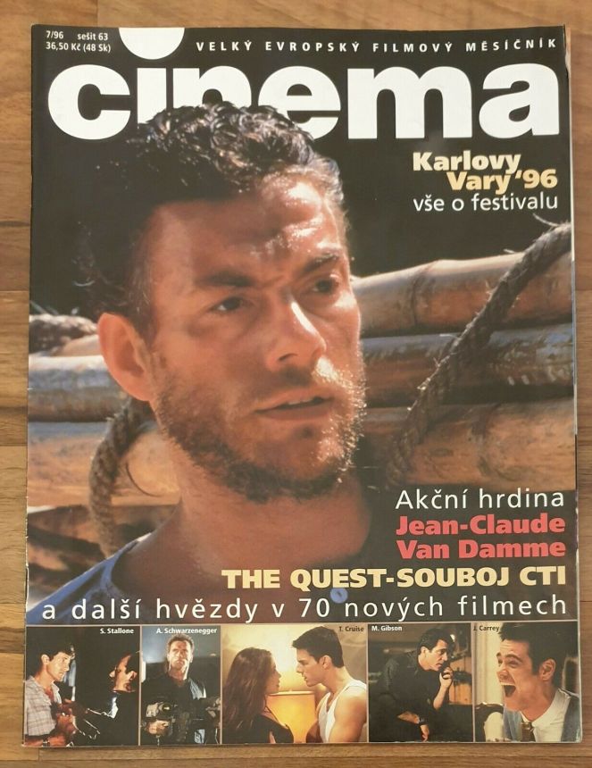 CINEMA (Cz) magazine side cover  July 1996