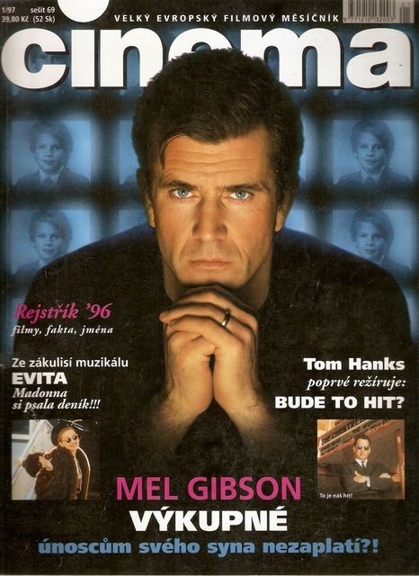 CINEMA (Cz) magazine side cover  January 1997