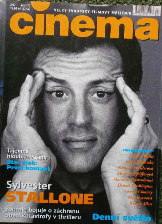 CINEMA (Cz) magazine cover  February 1997